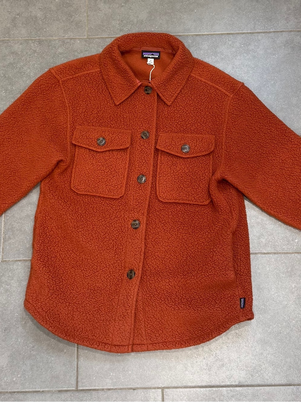 Patagonia Womens retro pile fleece jacket